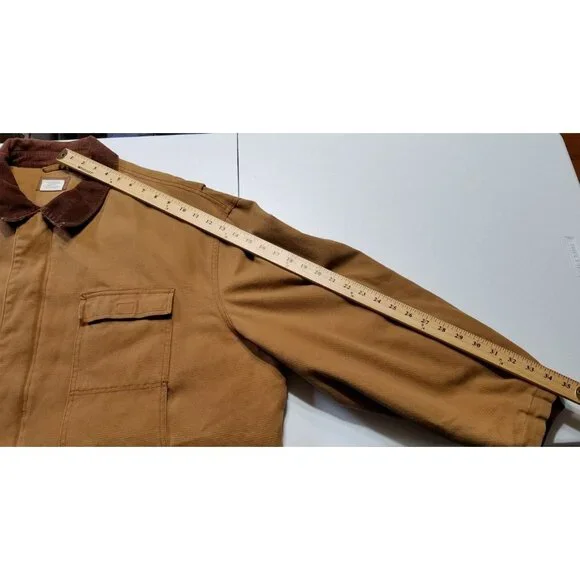 Northeast Outfitters Full Zip Canvas Quilt Lined Chore Barn Coat Jacket Men XXL - Picture 12 of 16